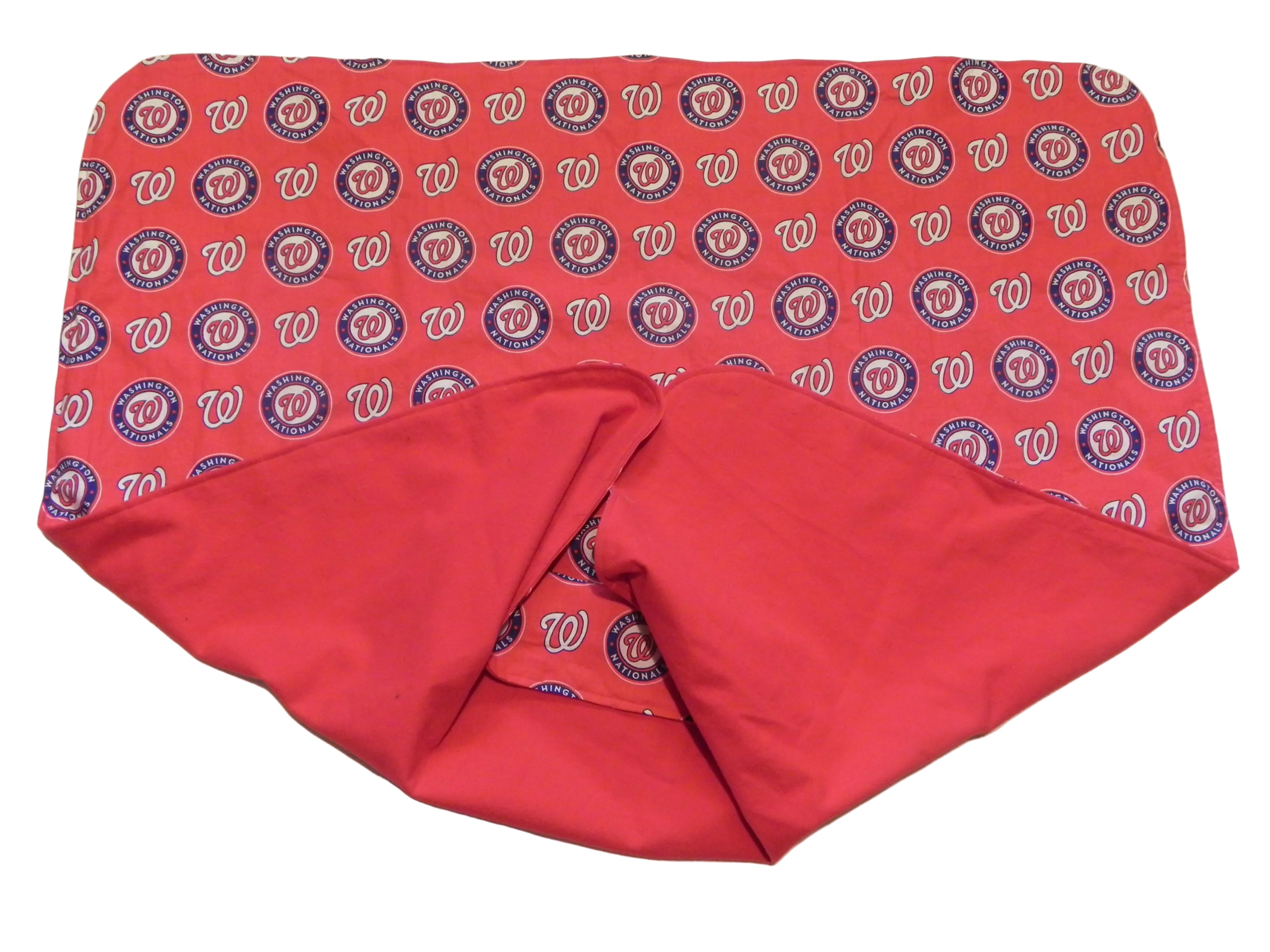 Handmade MLB Washington Nationals Baby Blanket or Adult Lap Throw
