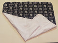 Handmade MLB New York Yankees Baby Blanket or Adult Lap Throw White