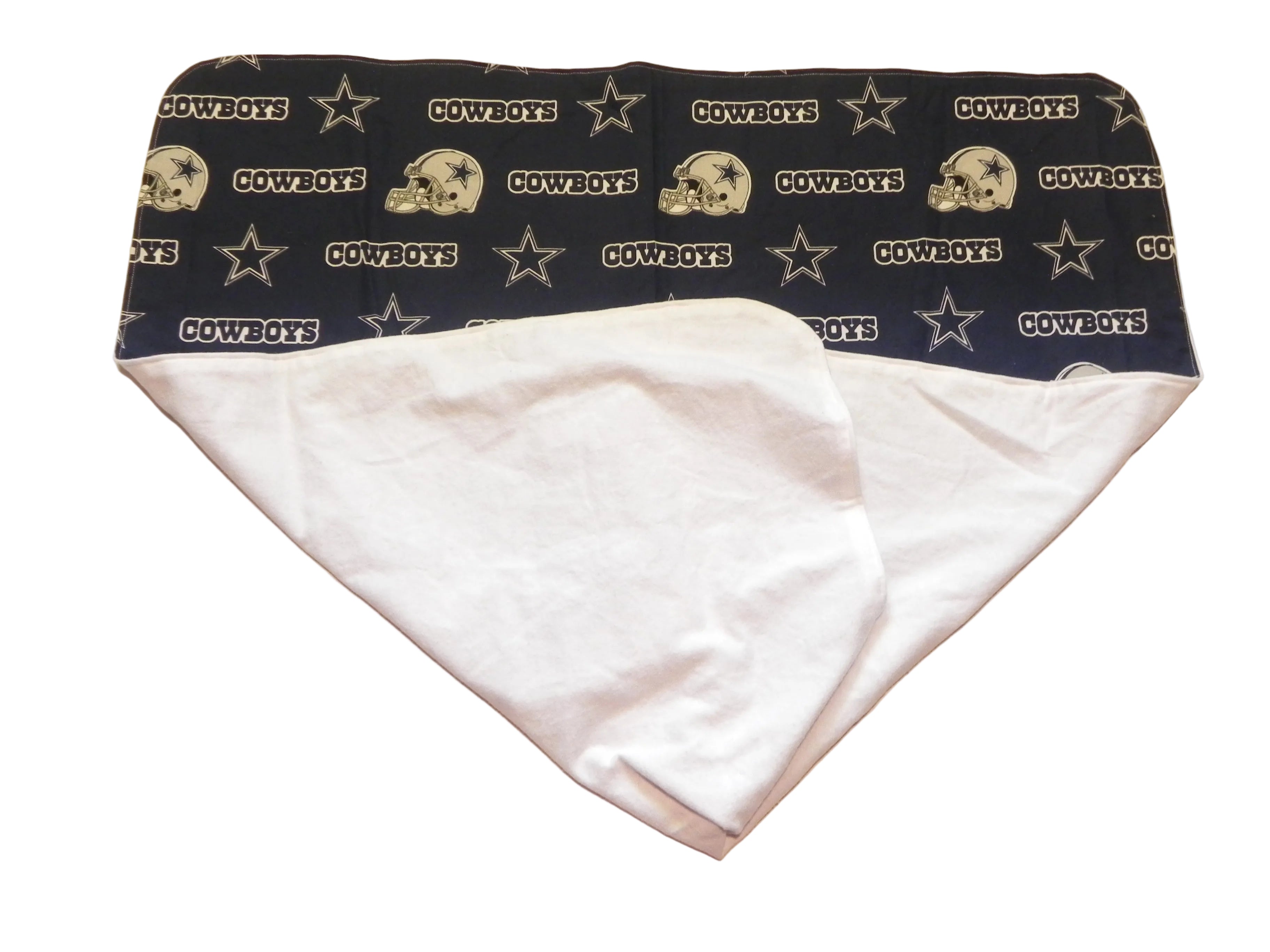 Handmade NFL Dallas Cowboys Baby Blanket or Adult Lap Throw