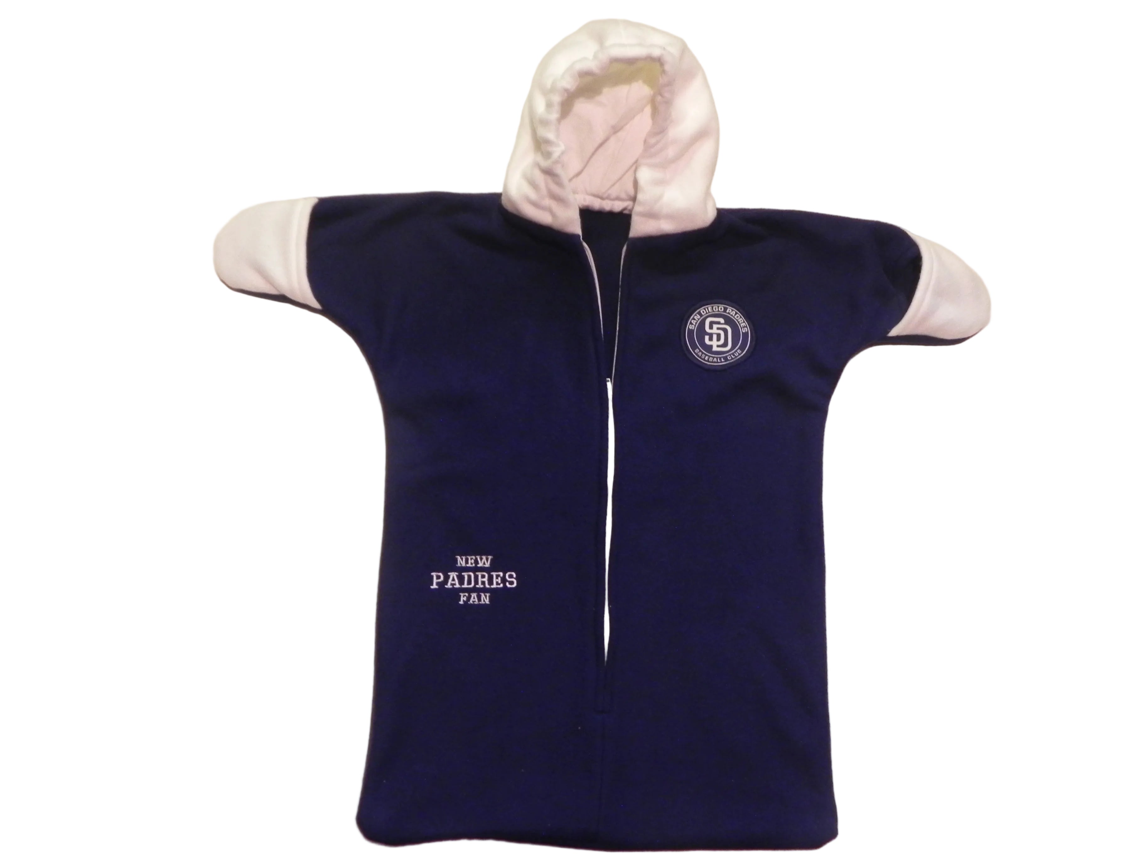Handmade San Diego Padres Fleece Baby Bunting Coat 0-6M