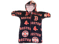 Handmade Boston Red Sox Printed Blue Fleece Baby Bunting Coat 0-6M