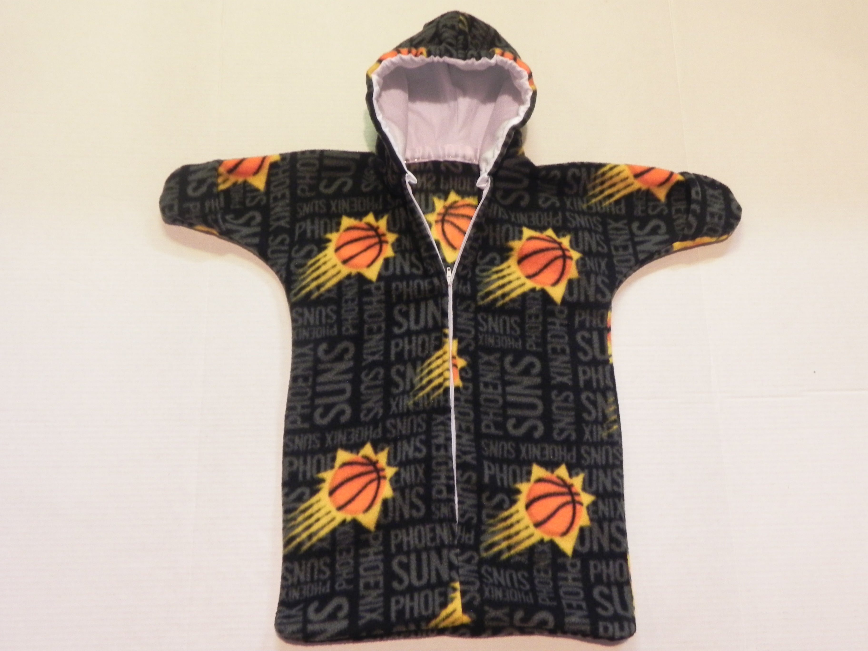 Handmade Arizona Suns Printed Fleece Baby Bunting Coat 0-6M