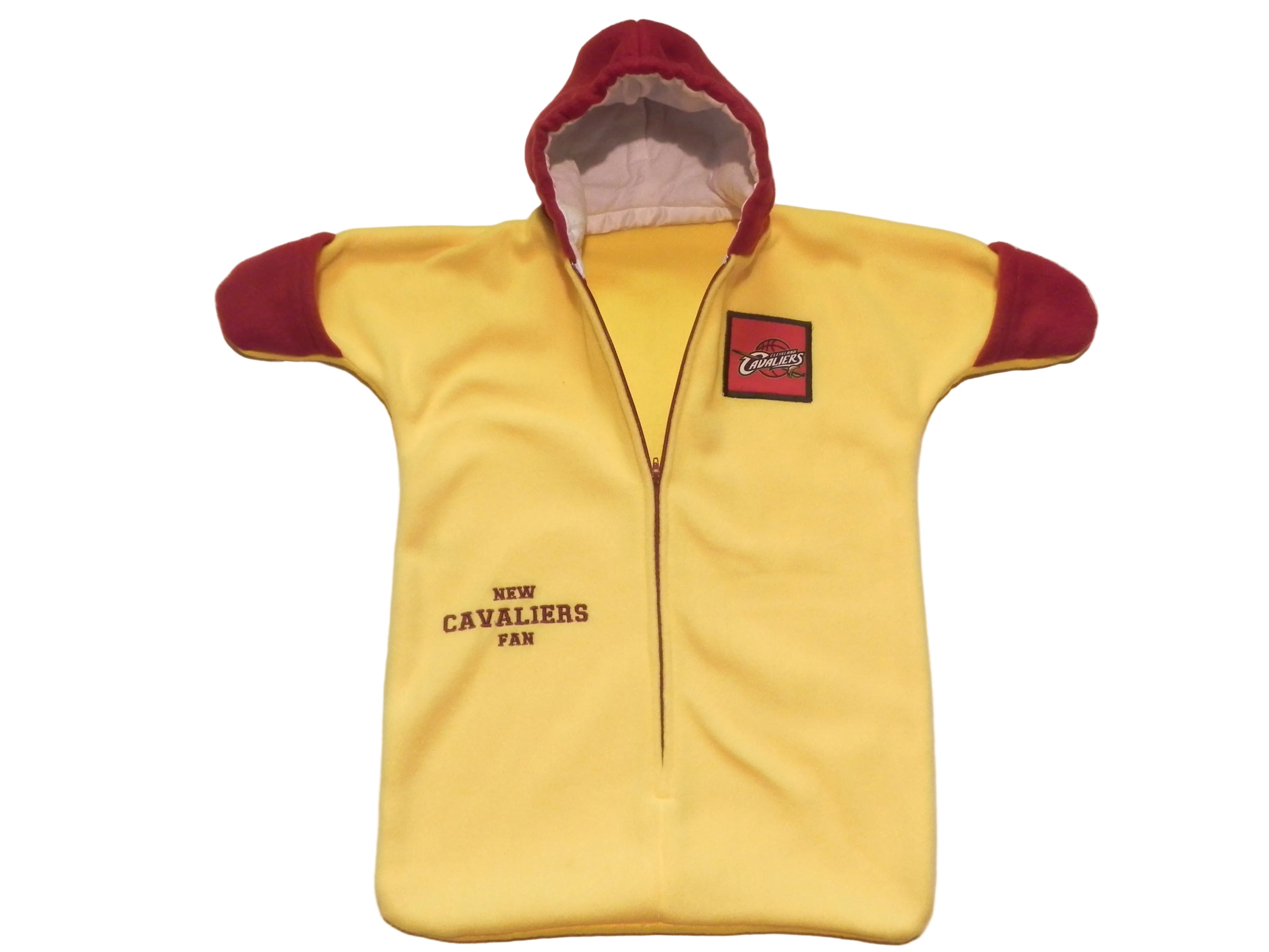 Handmade Cleveland Cavaliers Fleece Baby Bunting Coat 0-6M