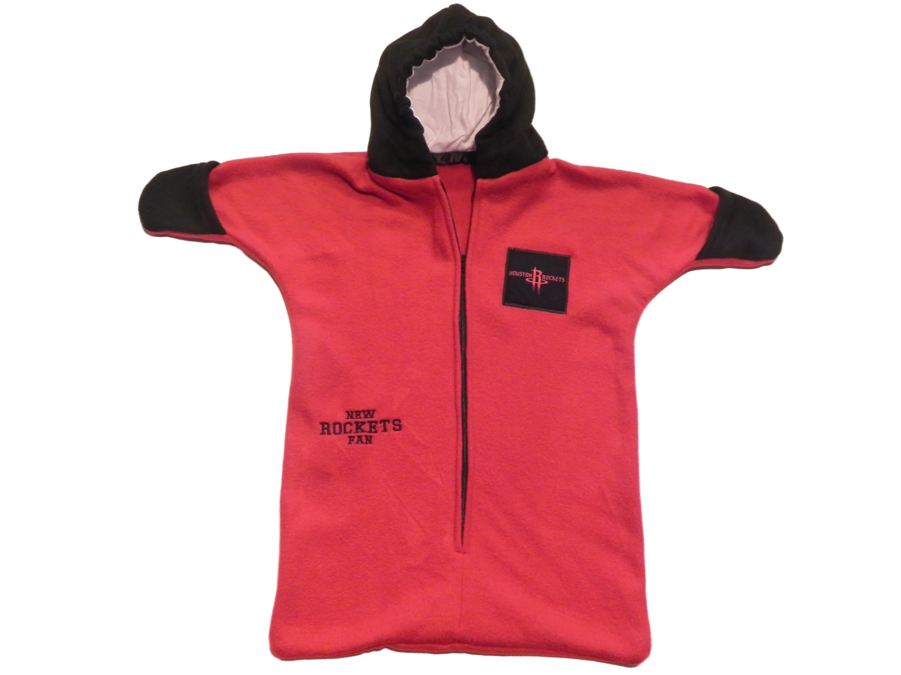 Handmade Houston Rockets Fleece Baby Bunting Coat 0-6M