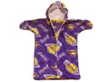 Handmade Los Angeles Lakers Printed Fleece Baby Bunting Coat 0-6M
