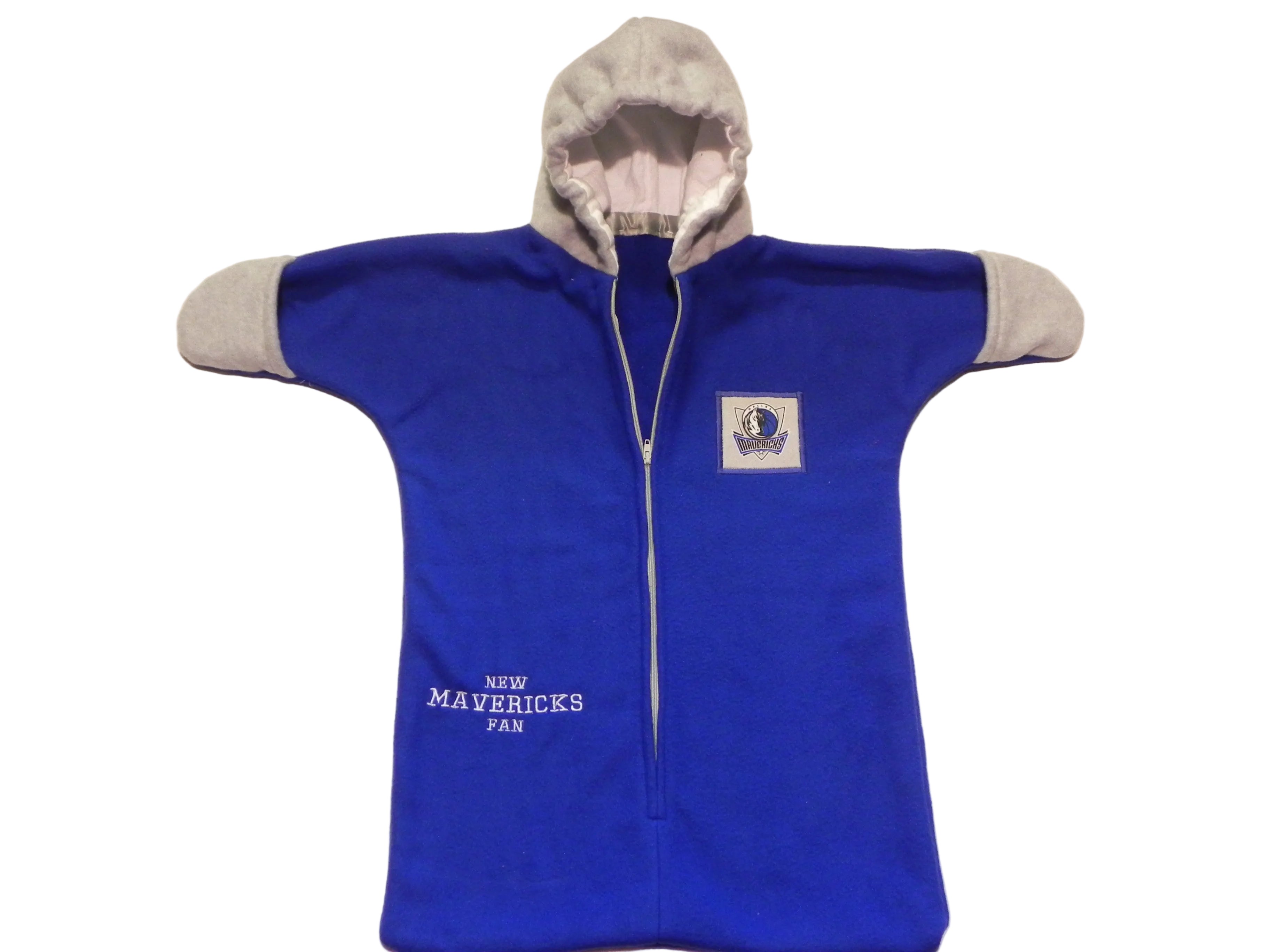 Handmade Dallas Mavericks Fleece Baby Bunting Coat 0-6M