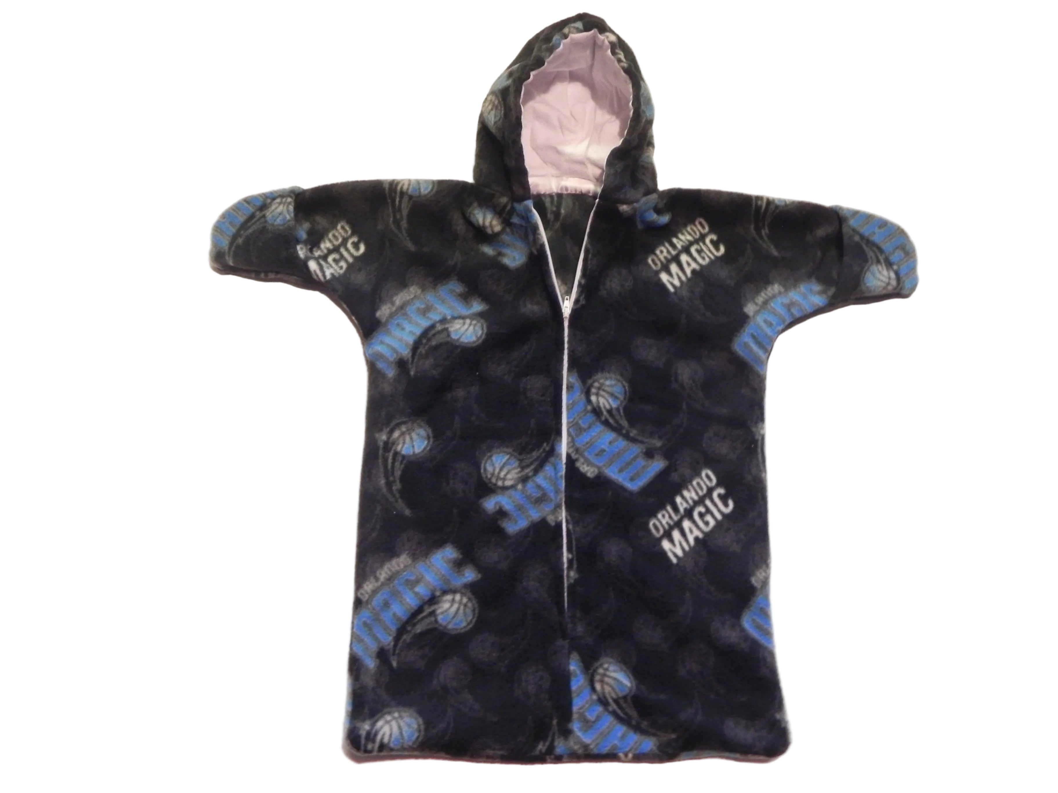 Handmade Orlando Magic Printed Fleece Baby Bunting Coat 0-6M