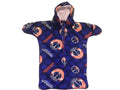 Handmade Washington Wizards Printed Fleece Baby Bunting Coat 0-6M
