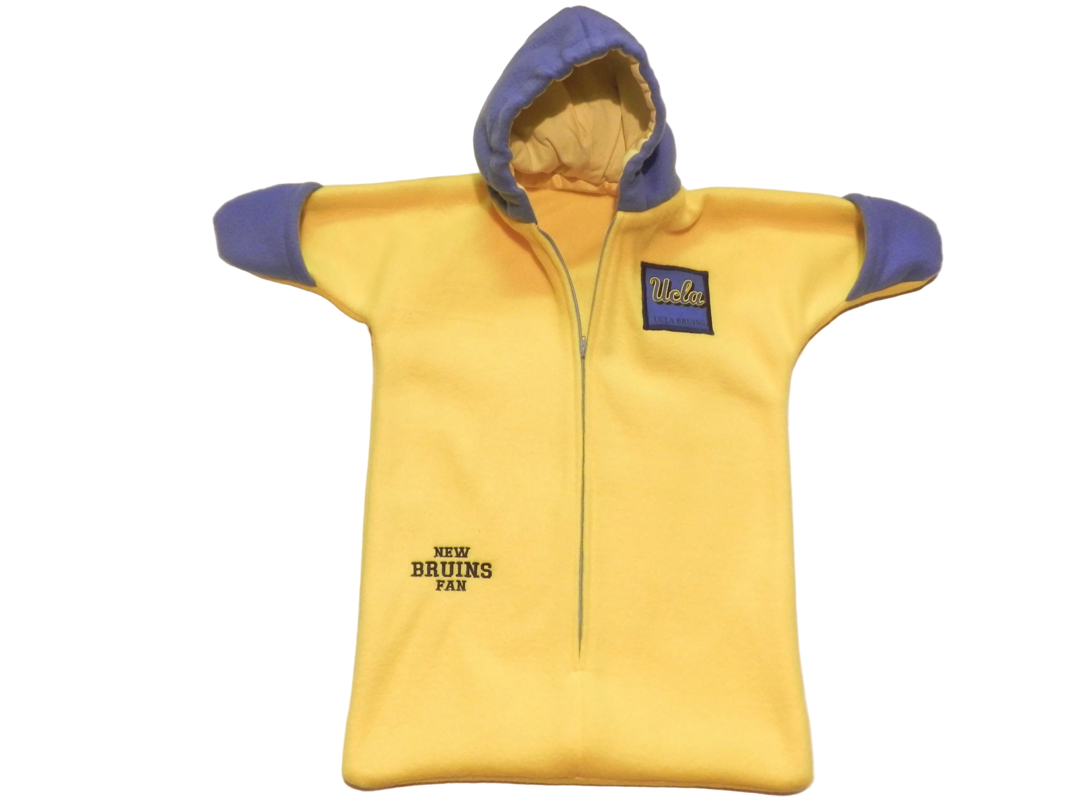 Handmade UCLA Bruins Fleece Baby Bunting Coat 0-6M