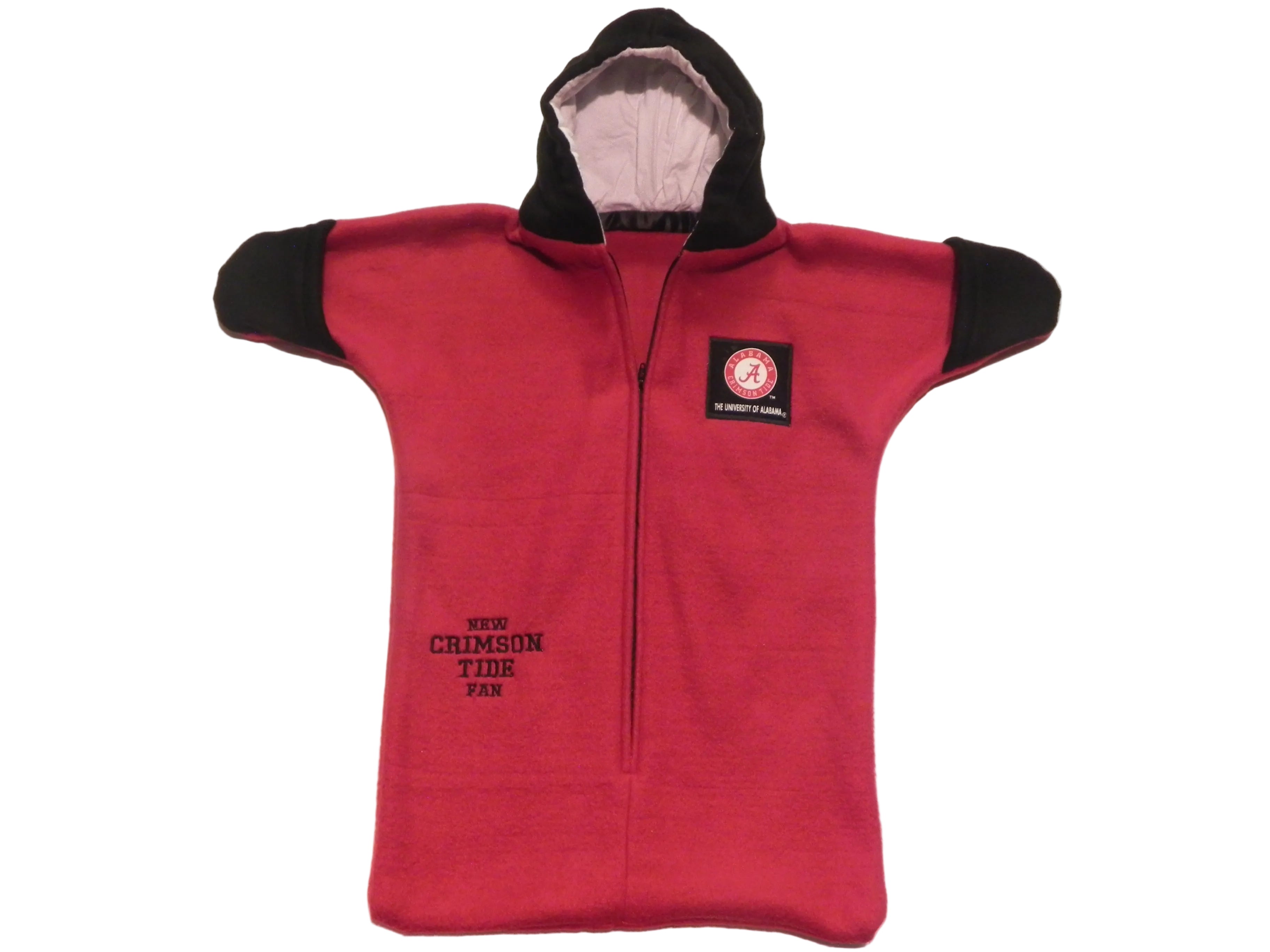 Handmade Alabama Crimson Tide Fleece Baby Bunting Coat 0-6M