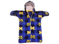 Handmade Michigan Wolverines Printed Fleece Baby Bunting Coat 0-6M