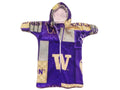 Handmade Washington Huskies Printed Fleece Baby Bunting Coat 0-6M