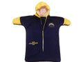 Handmade Los Angeles Chargers Fleece Baby Bunting Coat