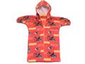 Handmade Kansas City Chiefs Printed Fleece Baby Bunting Coat 0-6 Mo..