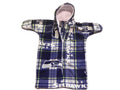 Handmade Seattle Seahawks Printed Fleece Baby Bunting Coat 0-6M
