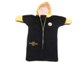 Handmade Pittsburgh Steelers Black Fleece Baby Bunting Coat 0-6M