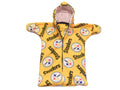 Handmade Pittsburgh Steelers Yellow Printed Fleece Baby Bunting 0-6M