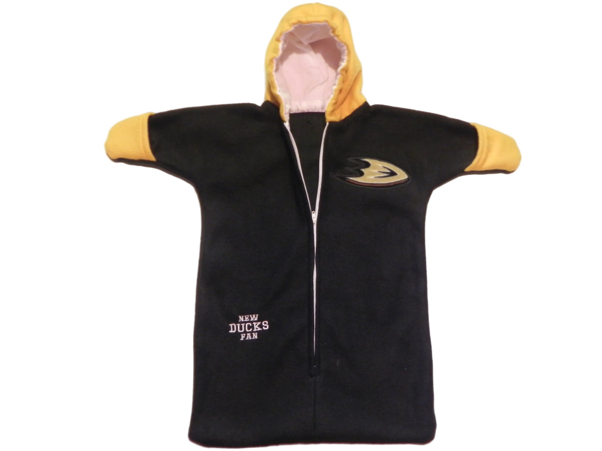 Handmade Anaheim Ducks Fleece Baby Bunting Coat 0-6 Mo