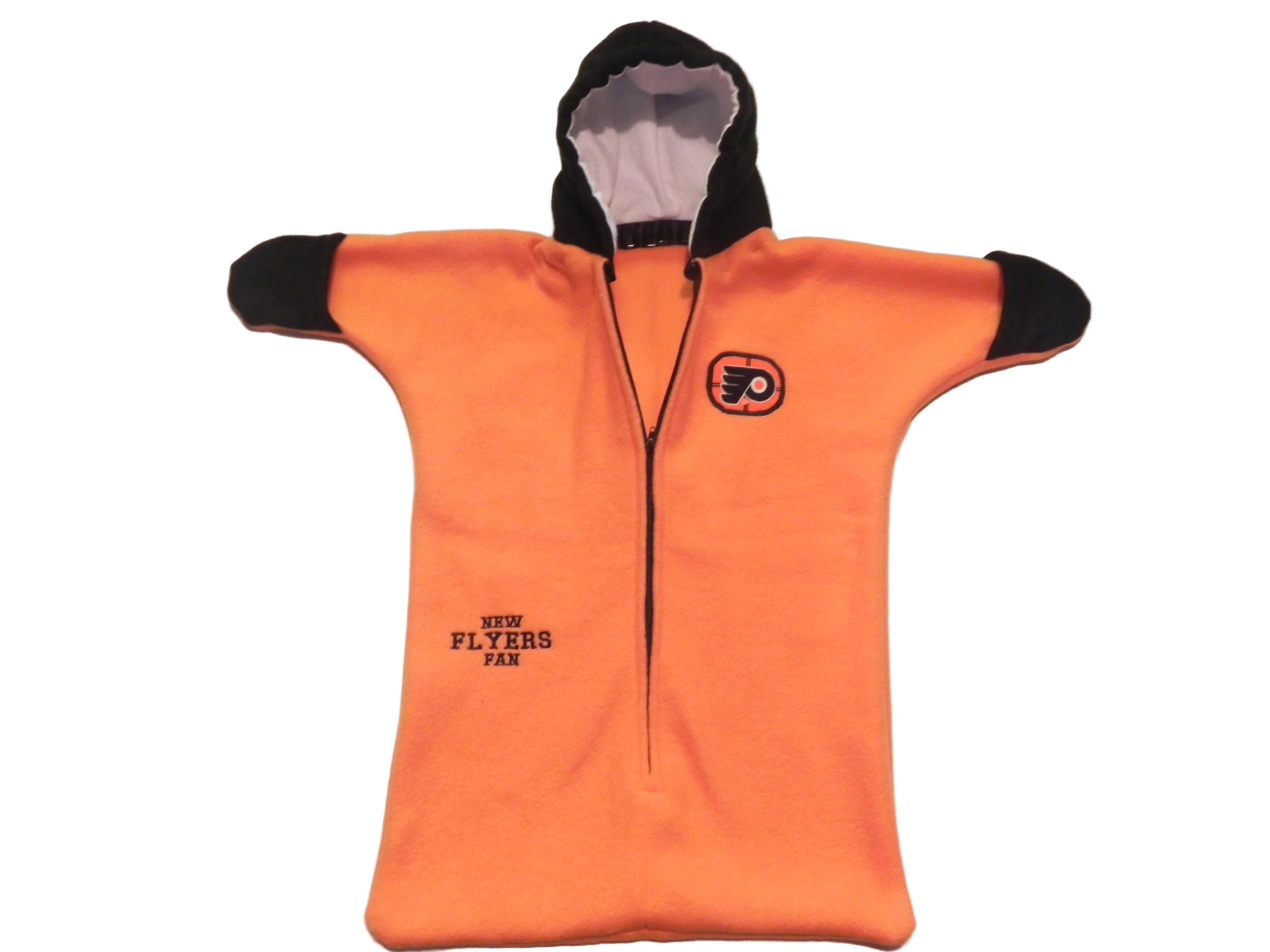 Handmade Philadelphia Flyers Fleece Baby Bunting Coat 0-6M