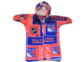 Handmade New York Rangers Printed Fleece Baby Bunting Coat 0-6 Mo..
