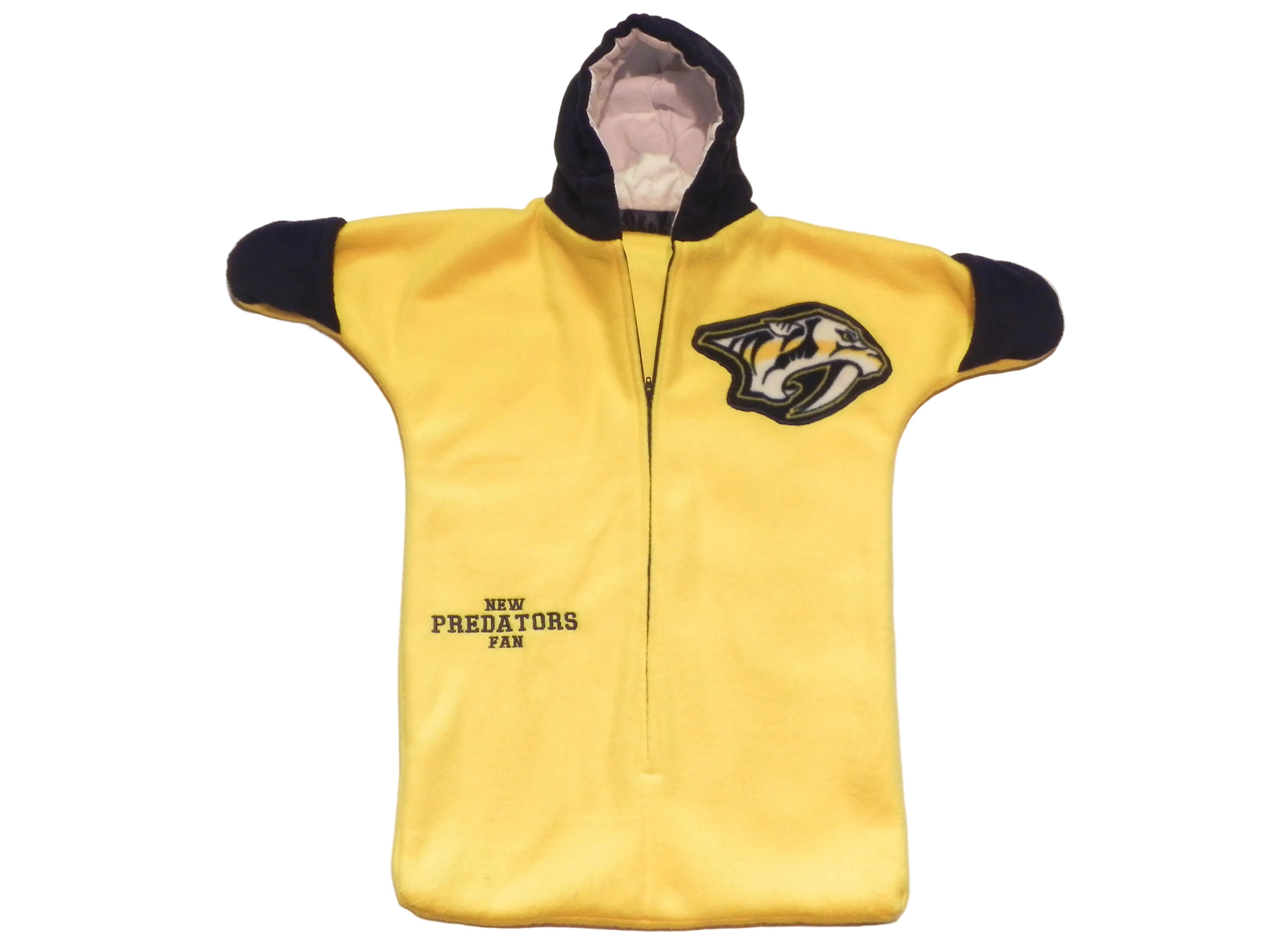 Handmade Nashville Predators Fleece Baby Bunting Coat 0-6M