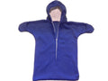 Handmade Solid Royal Blue Fleece Baby Bunting Coat 0-6M