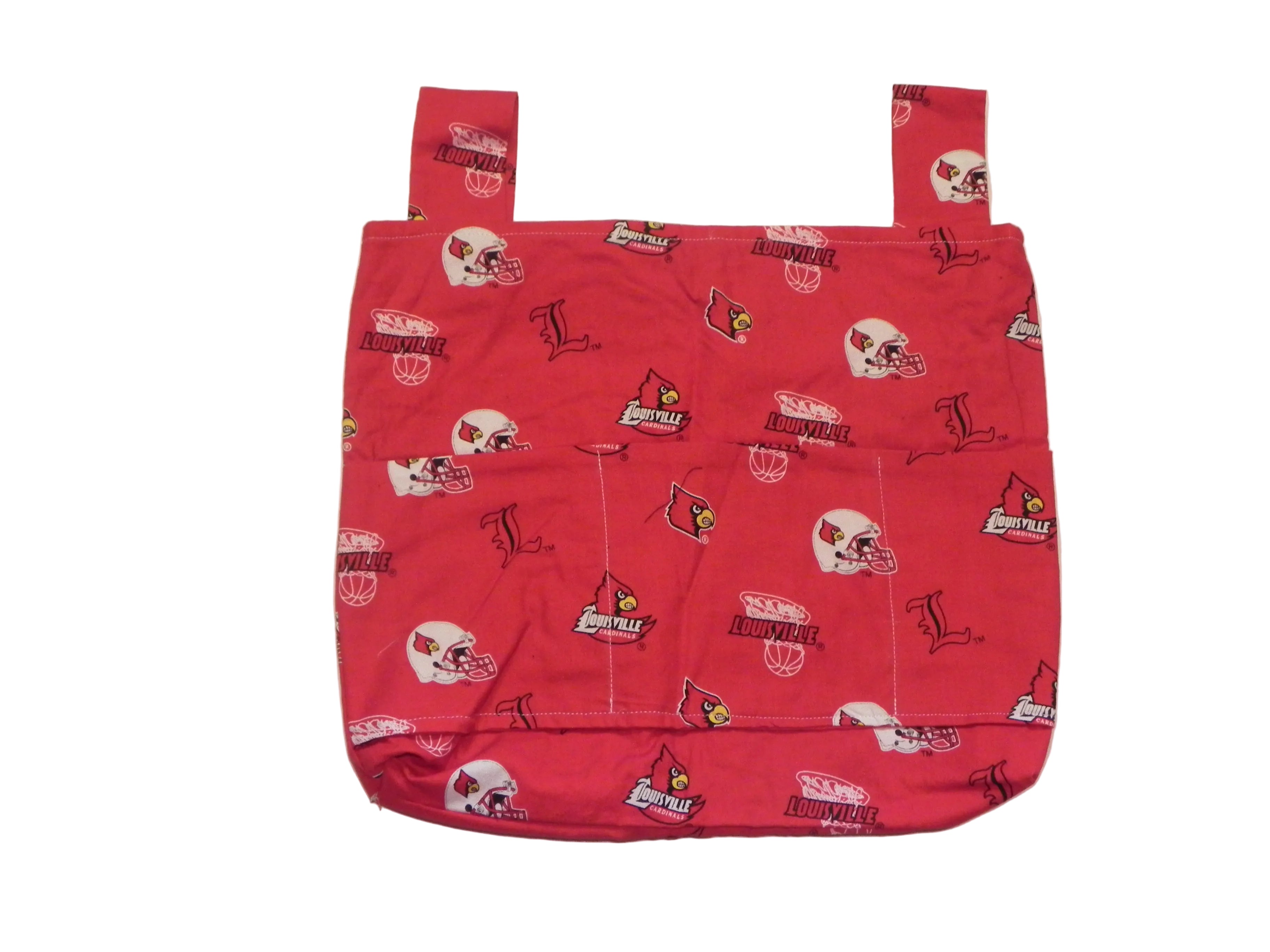 Handmade Louisville Cardinals NCAA Walker/Stroller Bag 4 Pocket Bag