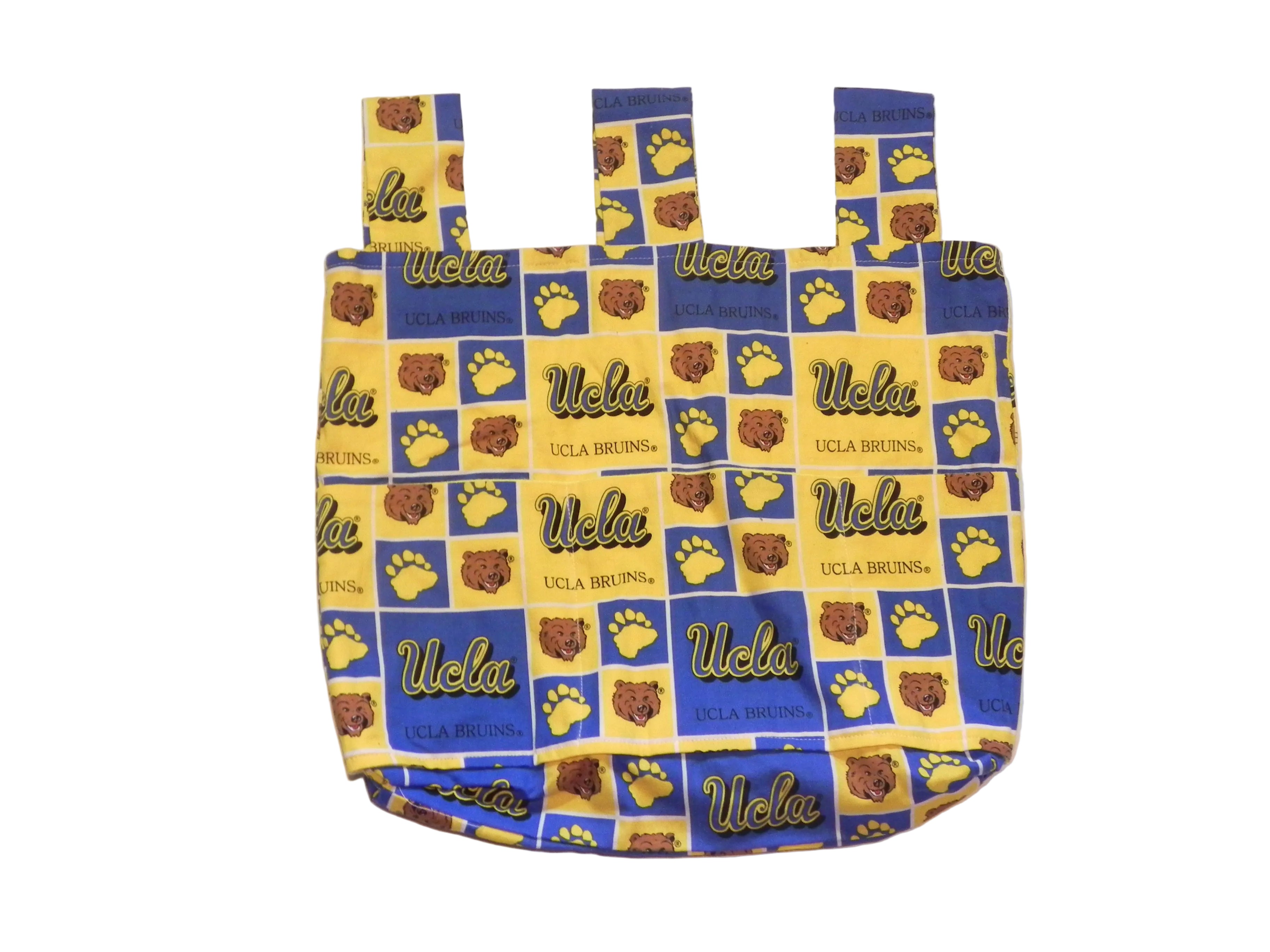 Handmade UCLA Bruins NCAA Walker/Stroller Bag 4 Pocket Bag