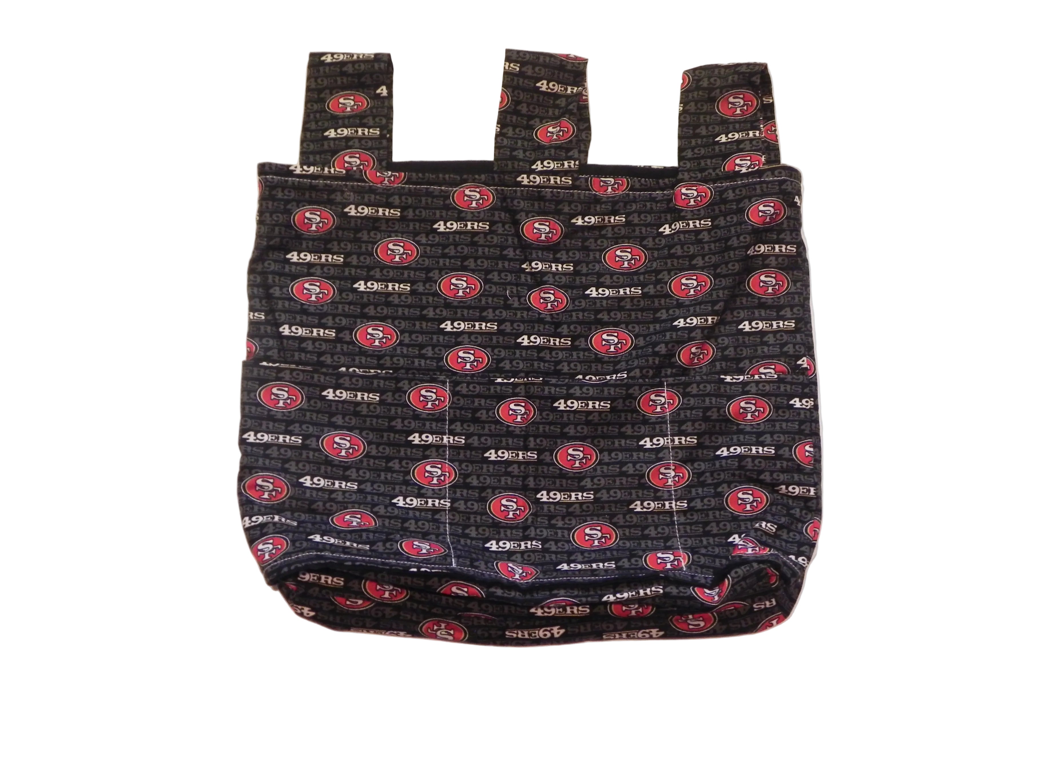 Handmade San Francisco 49ers NFL Walker/Stroller Bag – 4 Pocket Bag