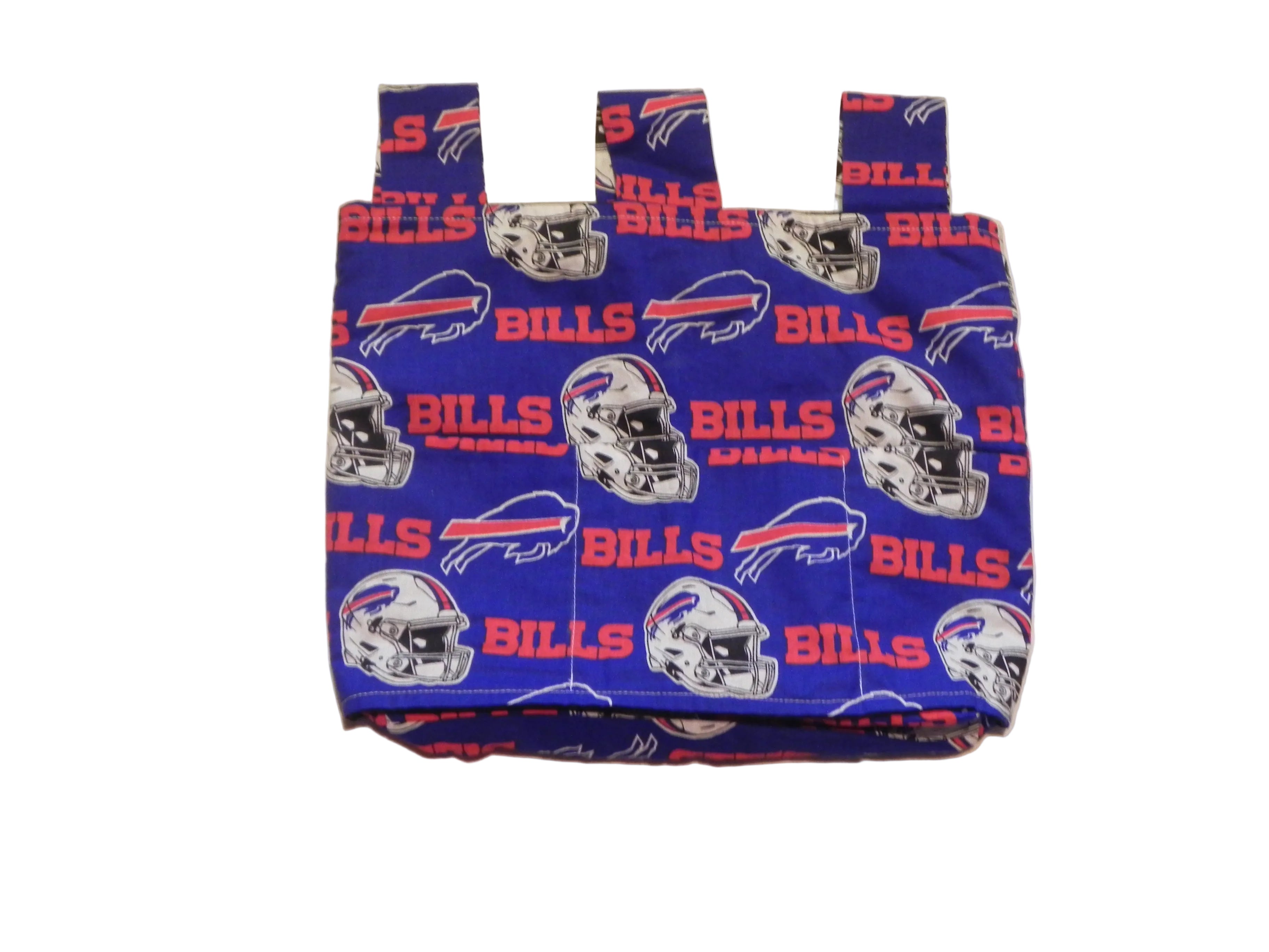 Handmade Buffalo Bills NFL Walker/Stroller Bag – 4 Pocket Bag