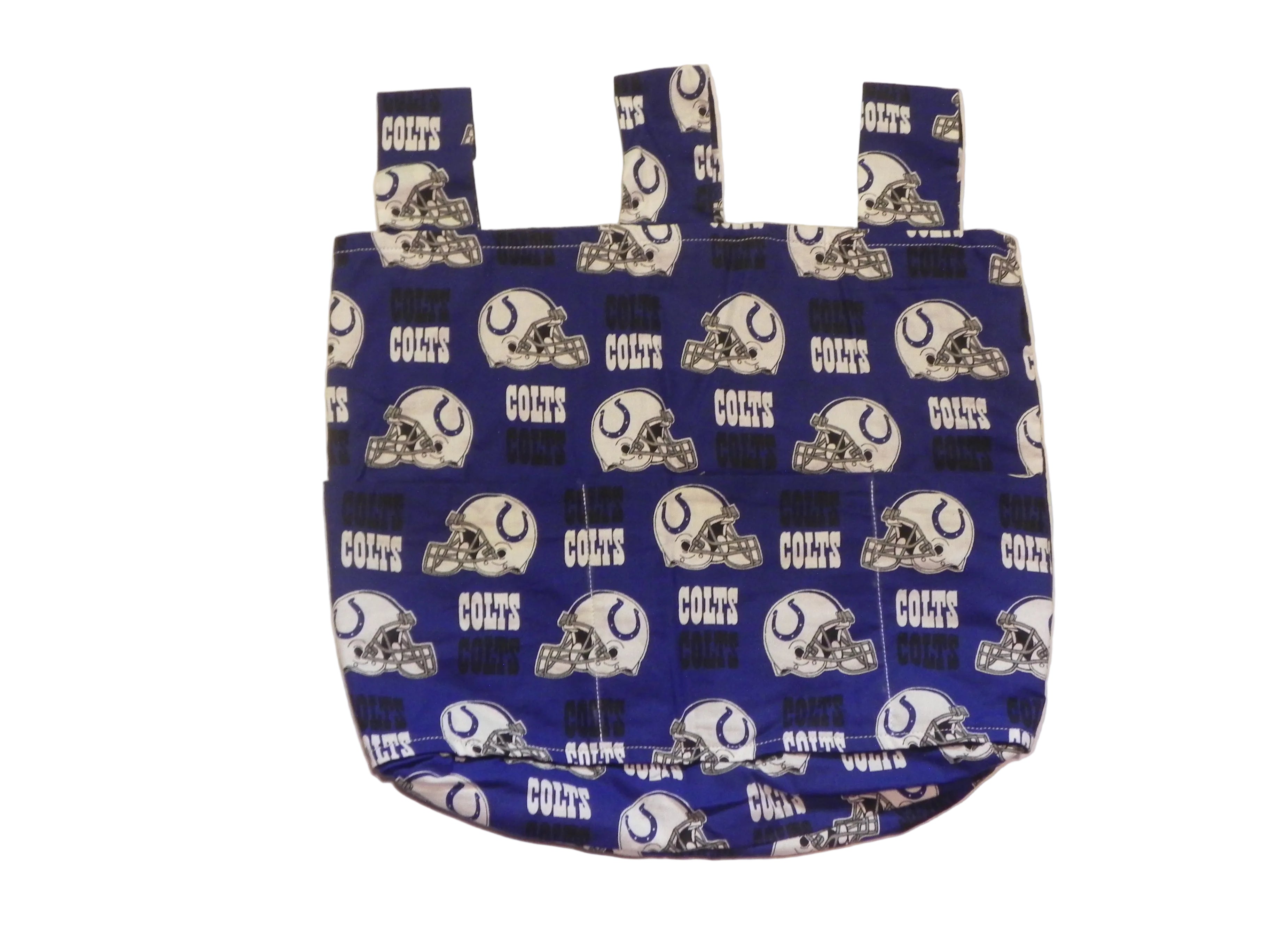 Handmade Indianapolis Colts NFL Walker/Stroller Bag – 4 Pocket Bag