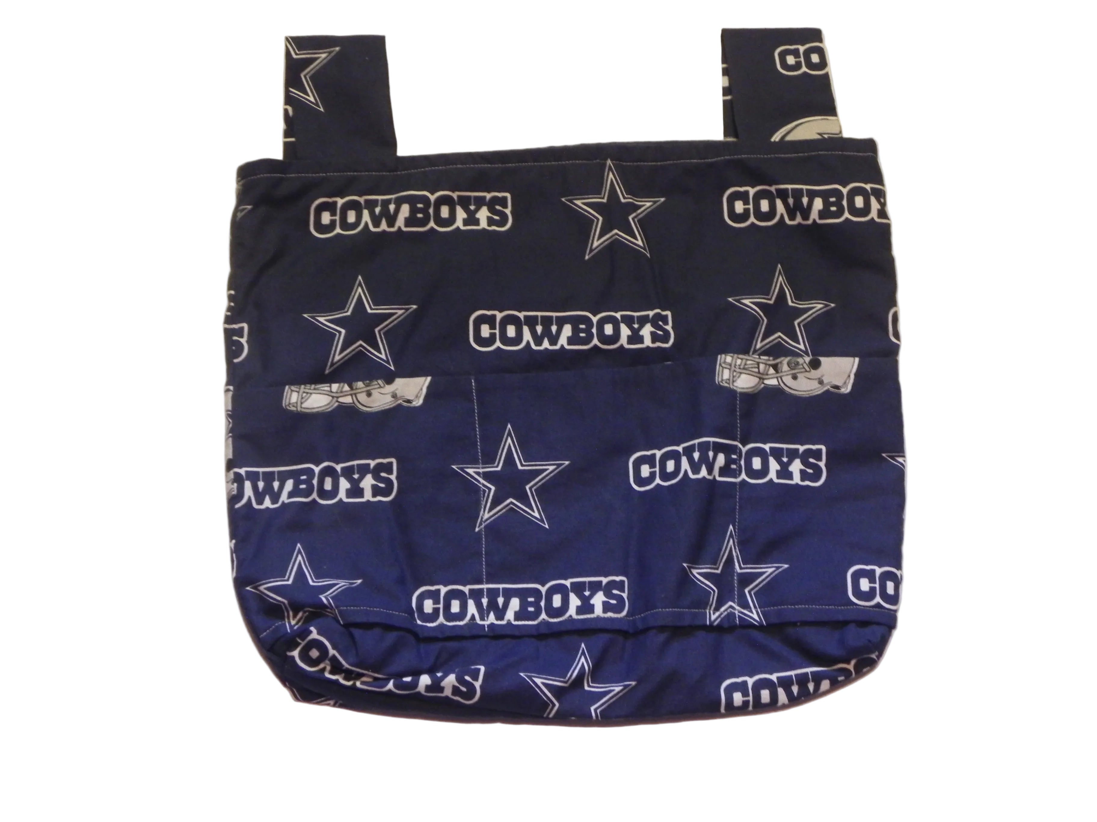 Handmade Dallas Cowboys NFL Walker/Stroller Bag – 4 Pocket Bag