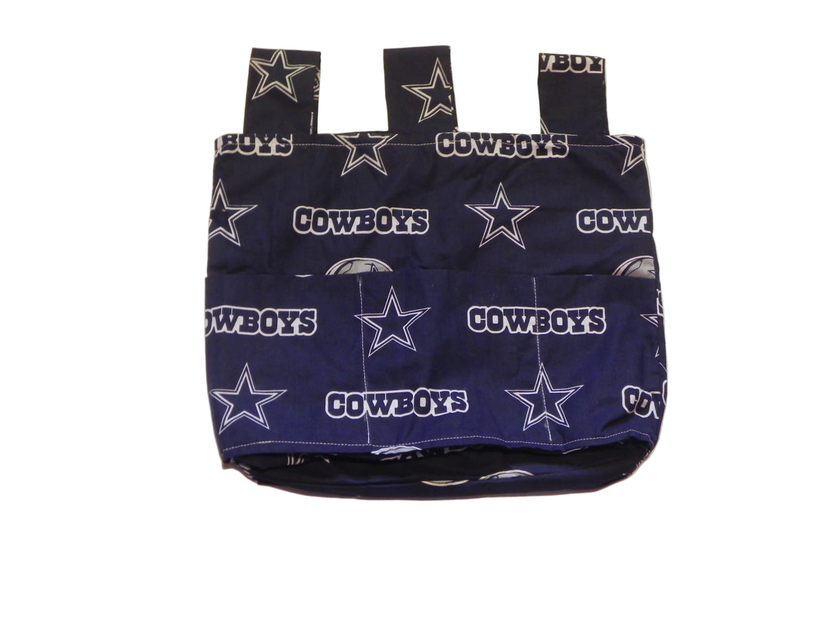 Handmade Dallas Cowboys NFL Walker/Stroller Bag – 4 Pocket Bag