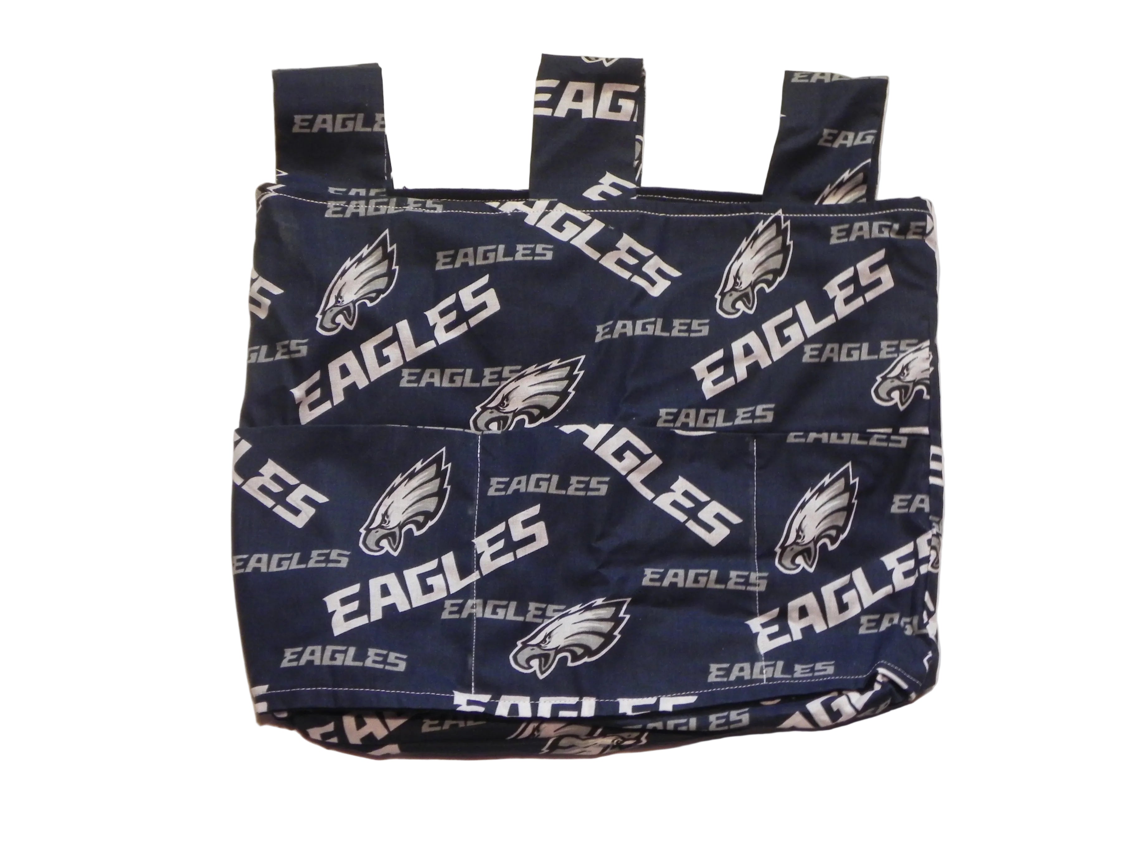 Handmade Philadelphia Eagles NFL Walker/Stroller Bag – 4 Pocket Bag