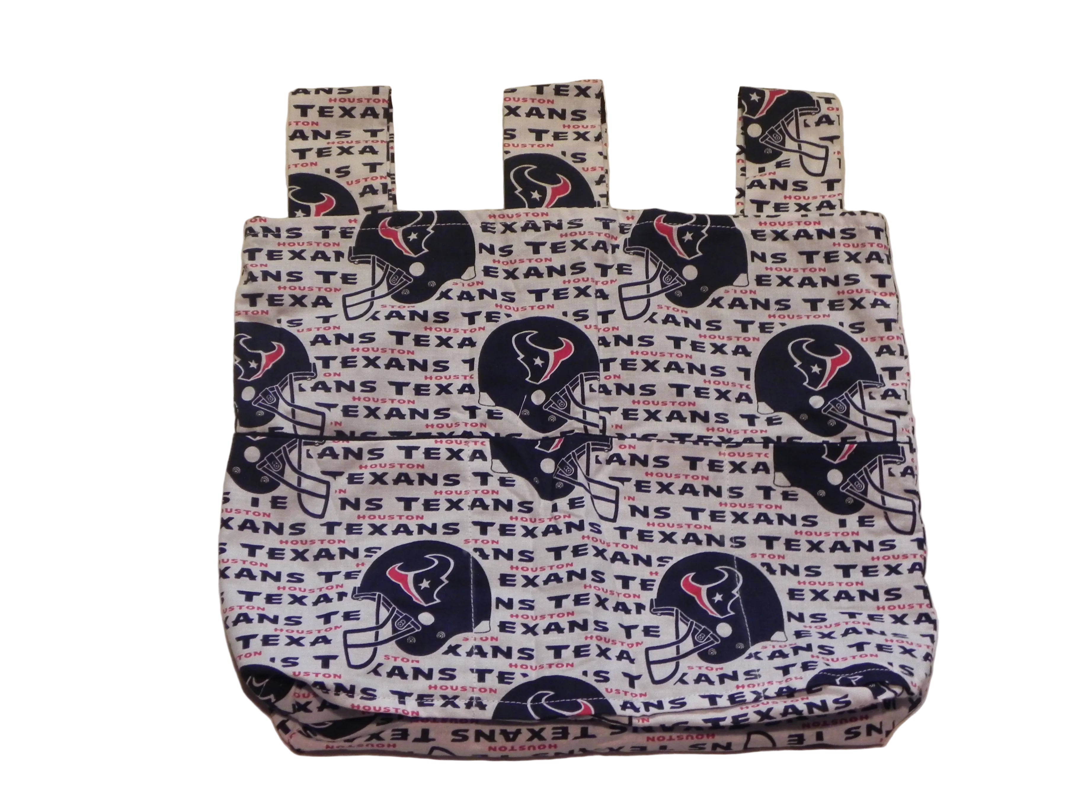Handmade Houston Texans NFL Walker/Stroller Bag – 4 Pocket Bag