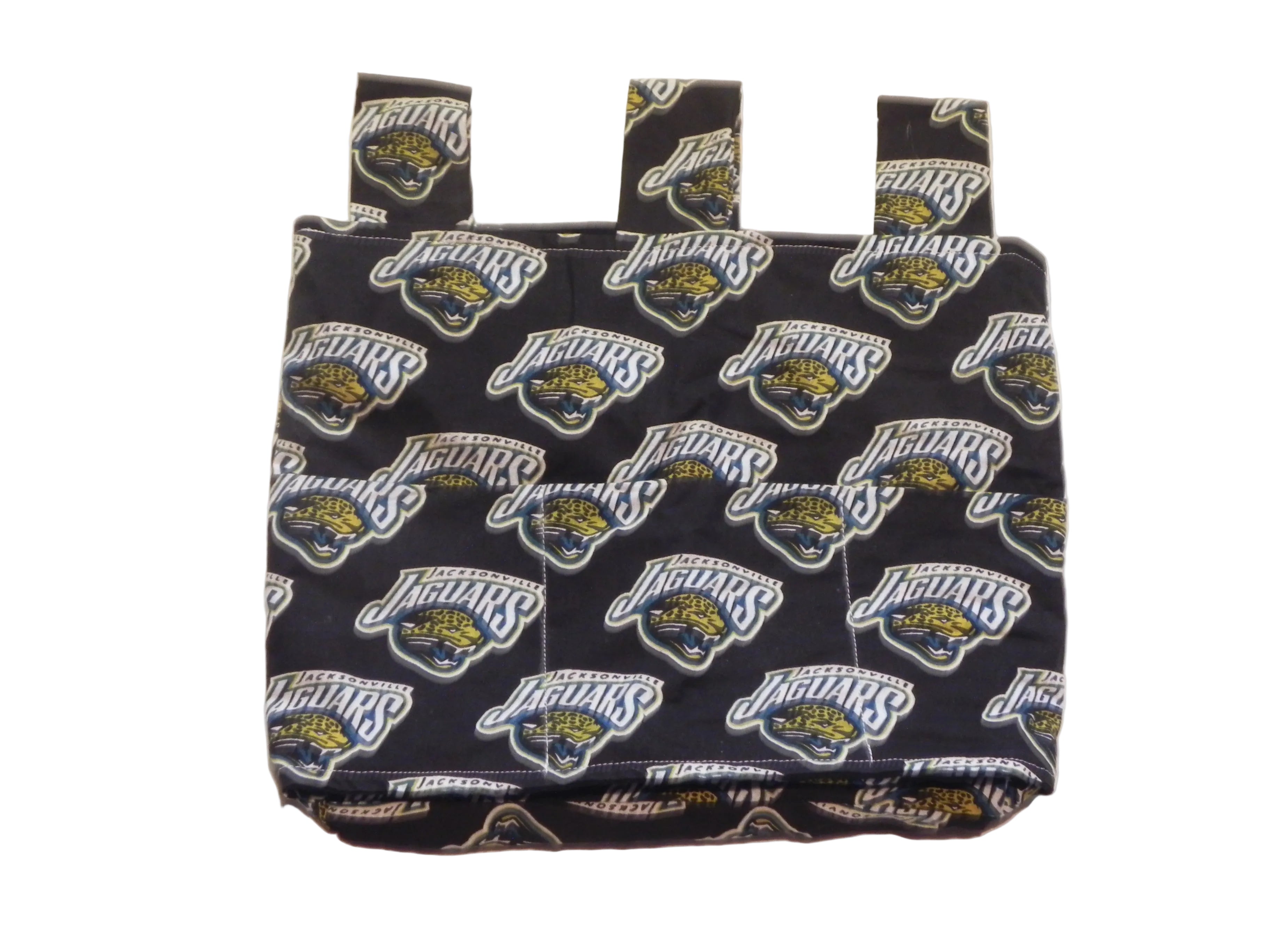 Handmade Jacksonville Jaguars NFL Walker/Stroller Bag – 4 Pocket Bag