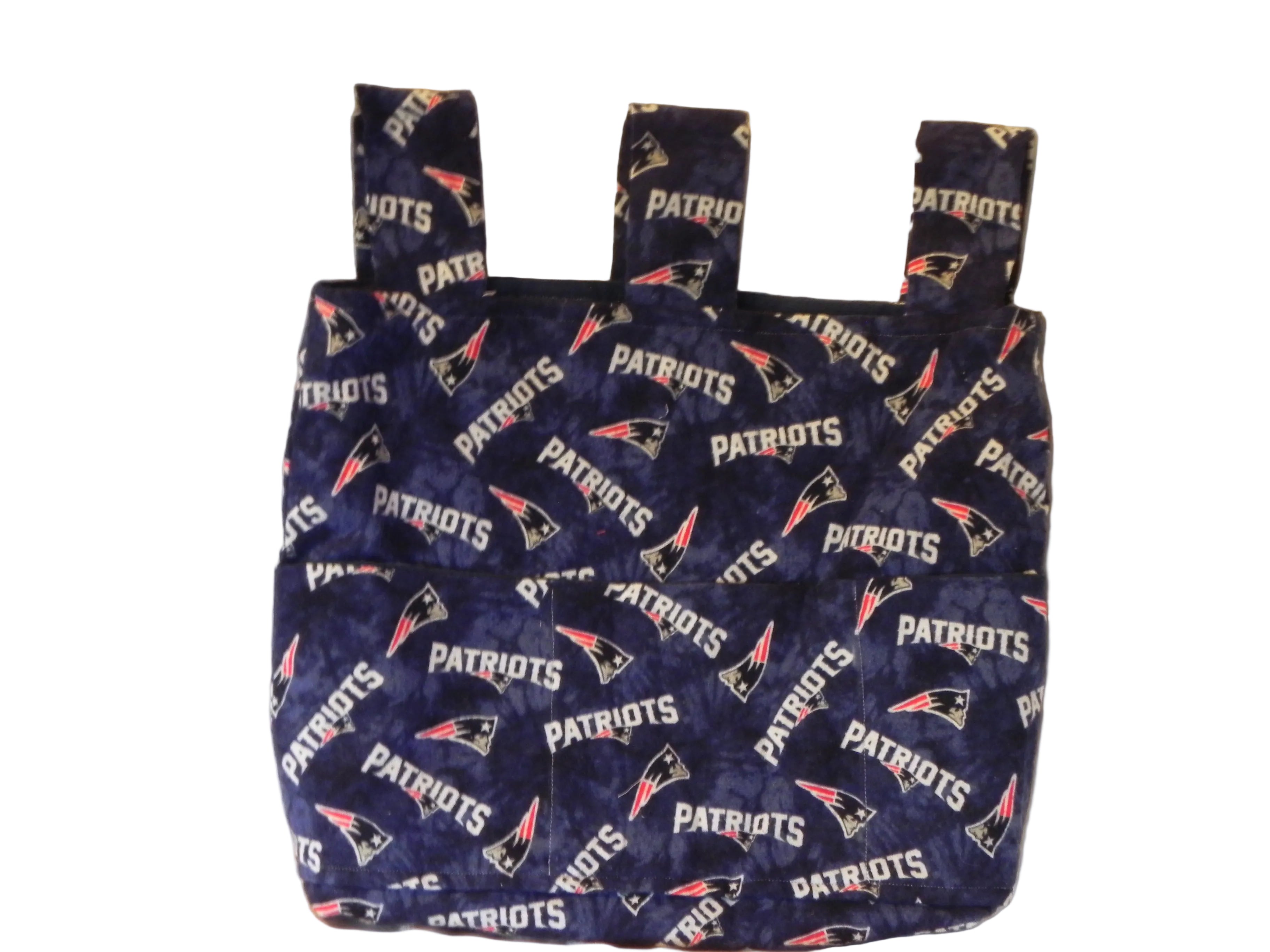 Handmade New England Patriots NFL Walker/Stroller Bag 4 Pocket Bag