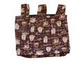 Handmade Coffee Time Design Walker/Stroller Bag – 4 Pocket Cotton Bag